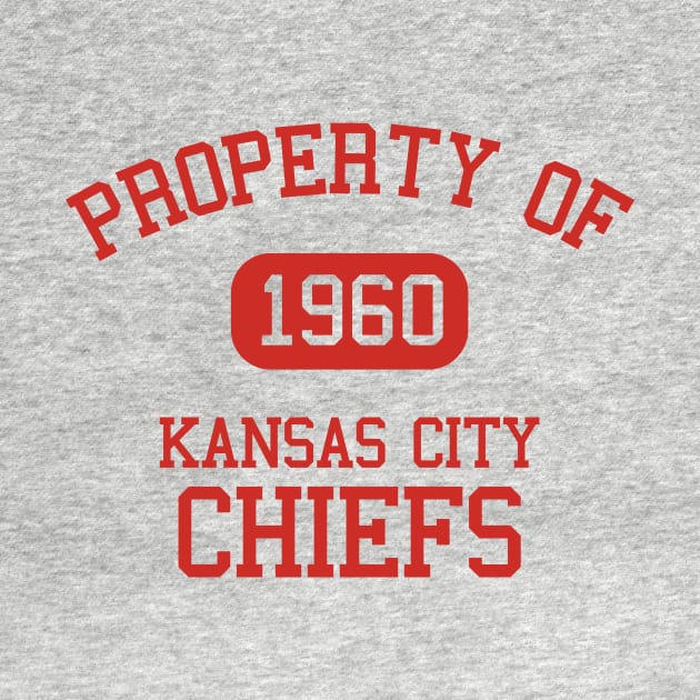 Property of Kansas City Chiefs by Funnyteesforme